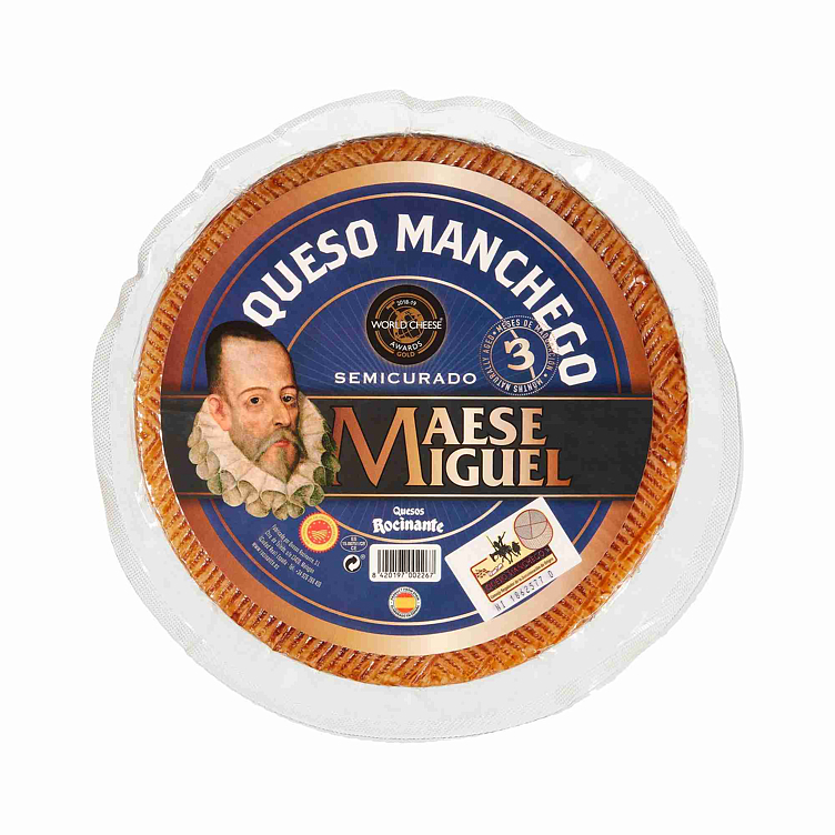 Manchego 3 mnd dop quesera 2xca3.3 kg kg