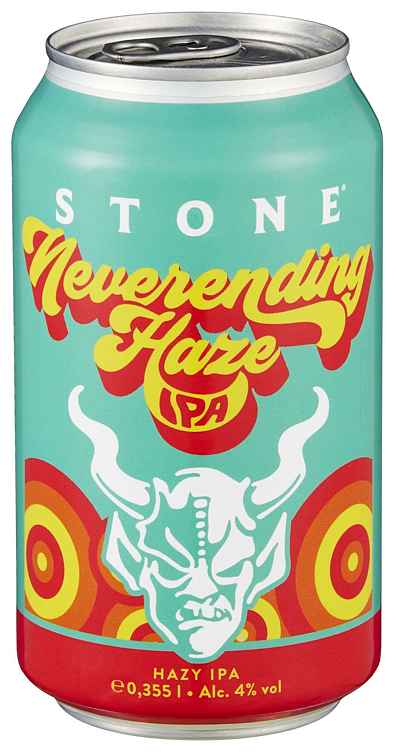 Stone neverending haze ipa   4%   24x35,5cl