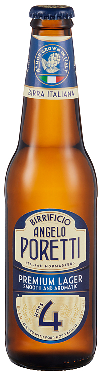 Poretti 4 luppoli fl   5%   24x33cl