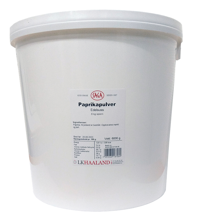 Paprika powder  6kg