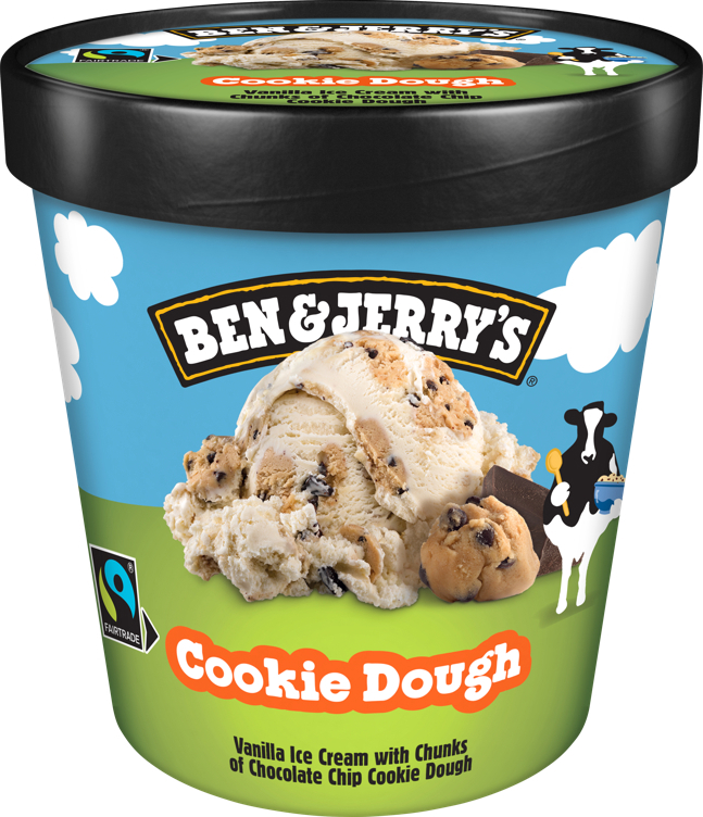 Ben & jerrys cookie dough iskrem  465ml