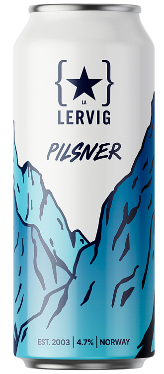 Lervig pilsner bx 6pak  4,7%  24x50cl