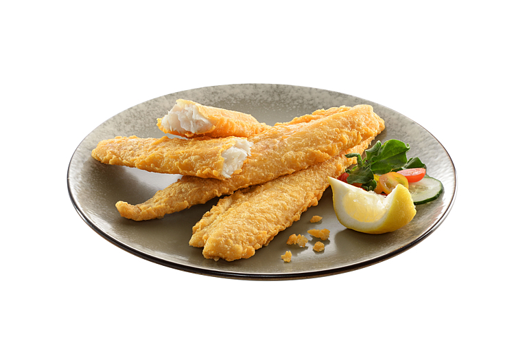 Sprøbakt alaska pollock glutenfri 110-130g 6kg