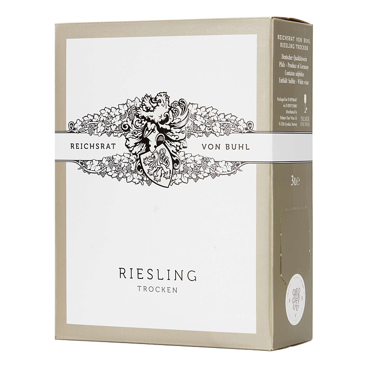 Von buhl riesling trocen  bib   12%   3l