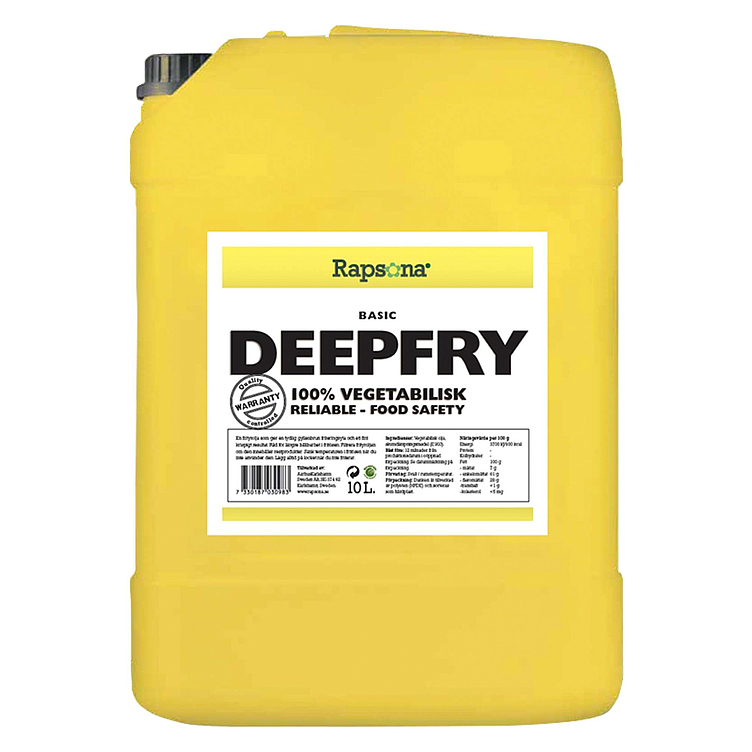 Frityrolje deepfry rapsolje 10l