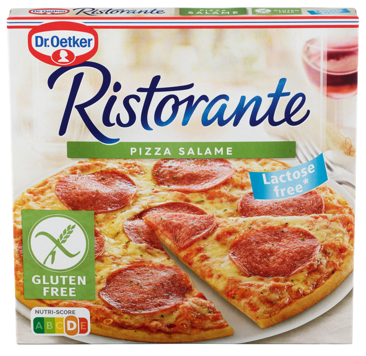 Pizza ristorante salame glutenfri 315g