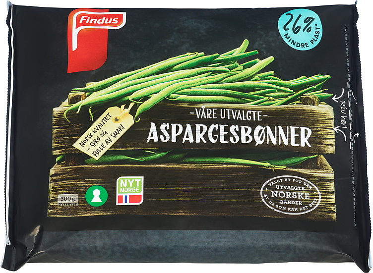 Aspargesbønner våre utvalgte  300g