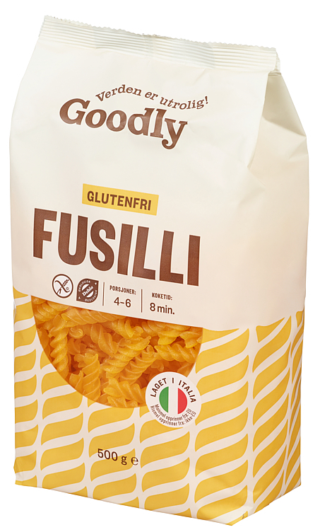 Fusilli glutenfri 500g
