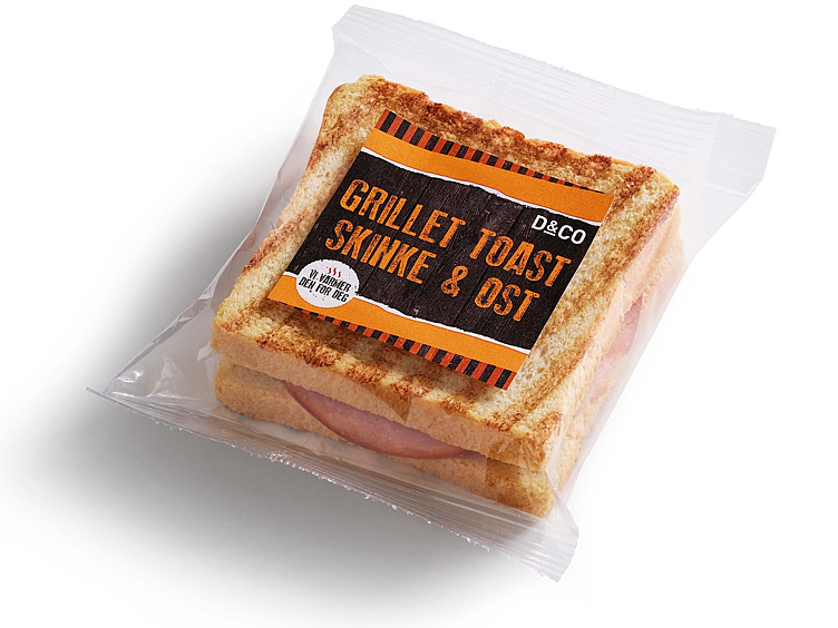 Toast ham and cheese grilled  110g
