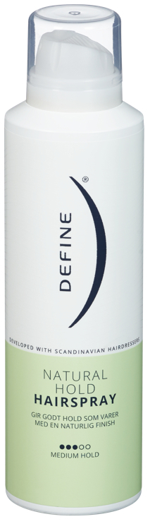 Define natural hold hairspray 200ml