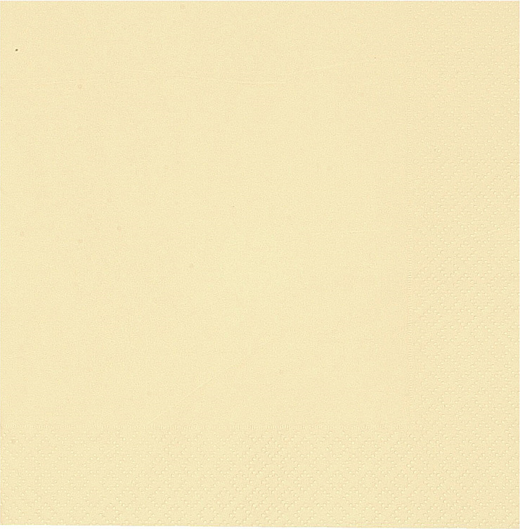 Breakfast napkin, gastro-line, 3l, vanilla 33x33cm  70pcs