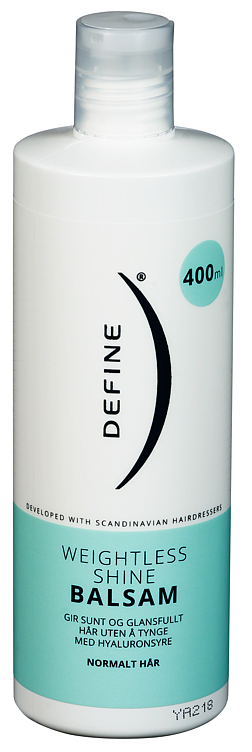 Define weightless shine balsam 400ml