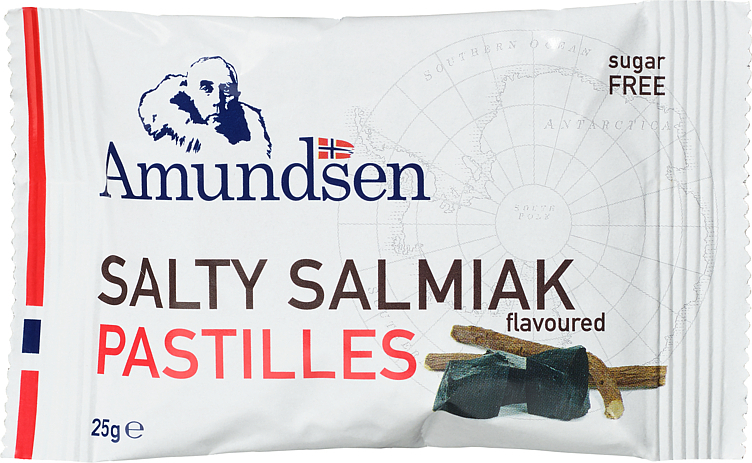 Salmiakk smak pastiller  25g