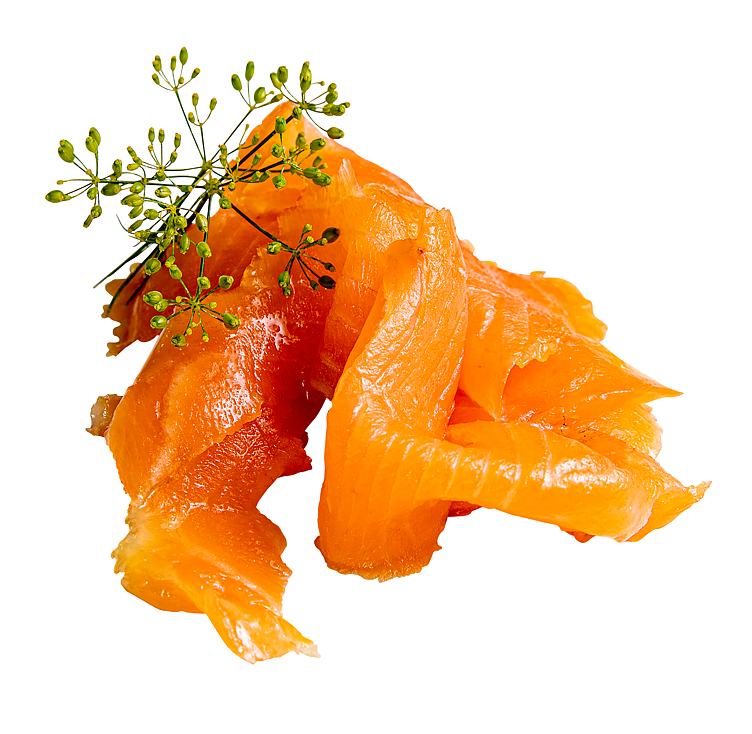Røkt laks skiver asc  1kg