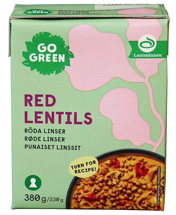 Red lentils tetra  380g