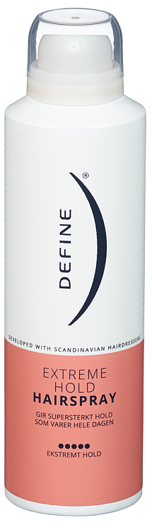 Define extreme hold hairspray 200ml