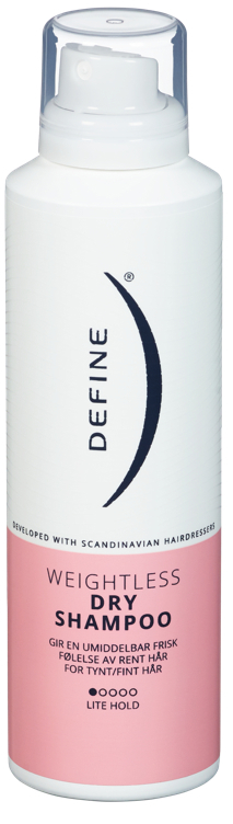 Define weightless dry shampoo 200ml