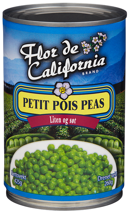 Erter petit pois 425g