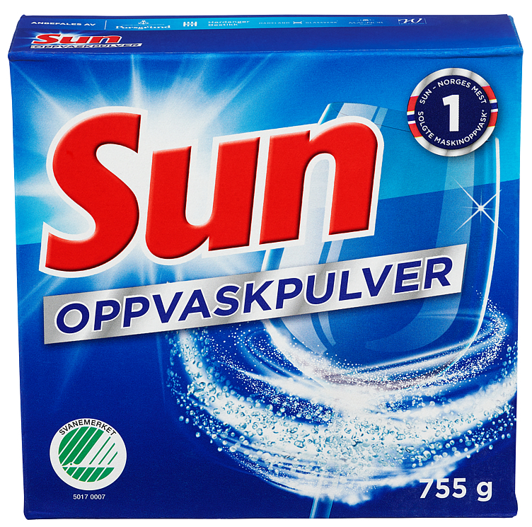 Sun maskinoppvaskpulver 755g