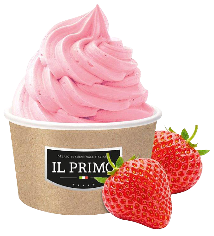 Iskrem jordbær 18x100g