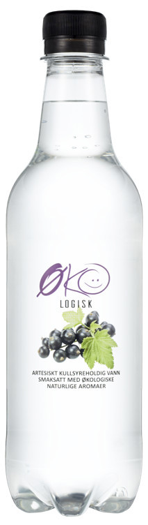 Duggfriskt kildevann solbærsmak med kullsyre 12x50cl