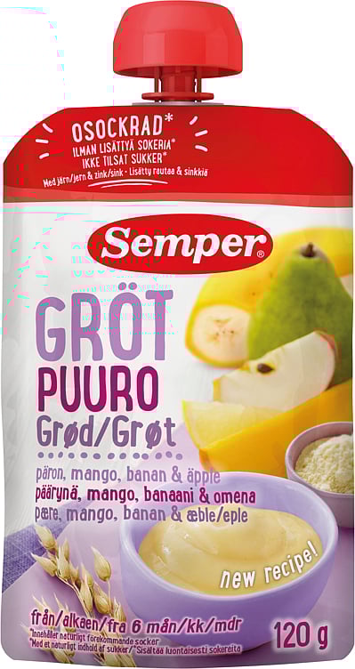 Porridge rte fruit 6month  120g