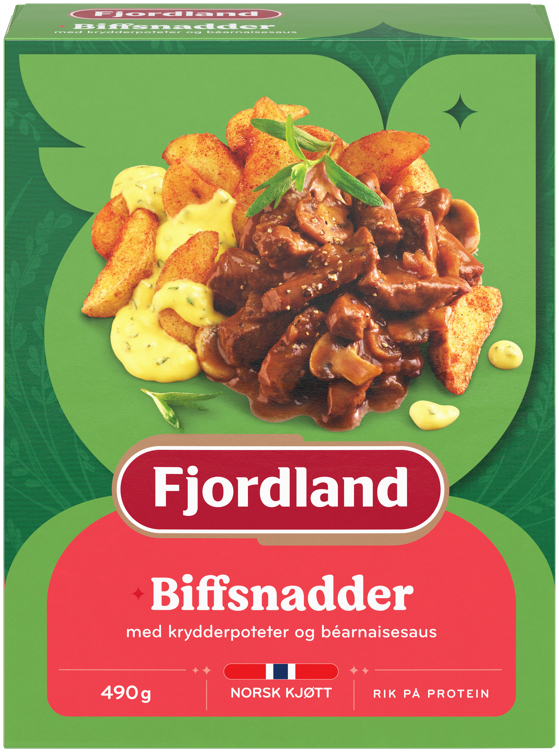 Biffsnadder med krydderpoteter og béarnaisesaus  490g