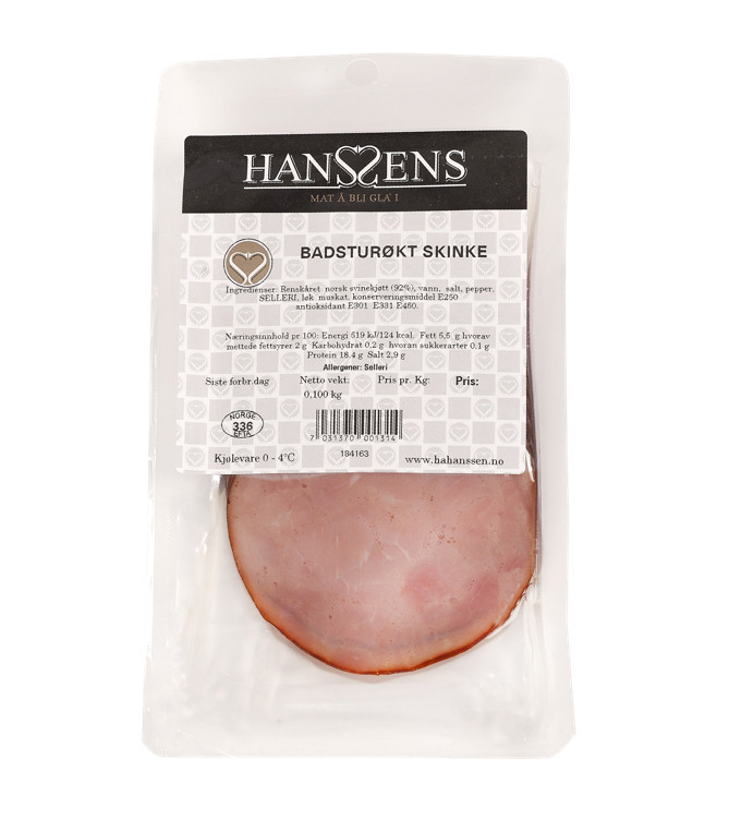 Sauna smoked ham 100g
