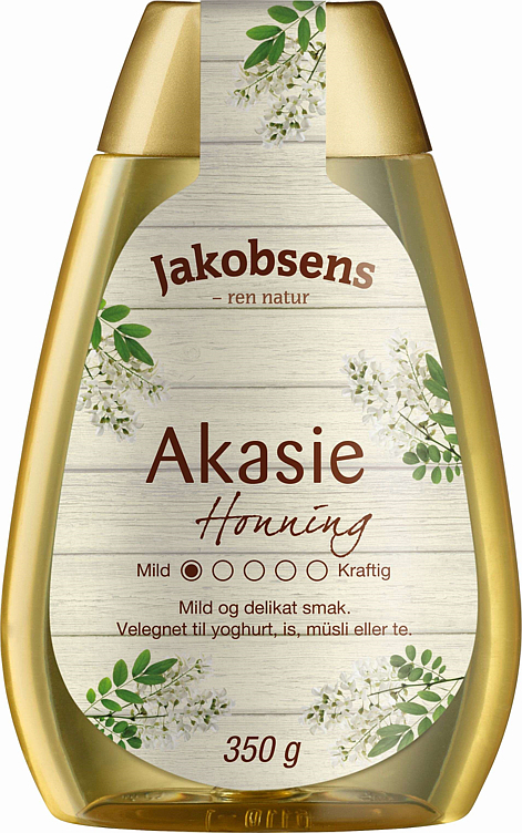 Jakobsens flytende akasiehonning 350g