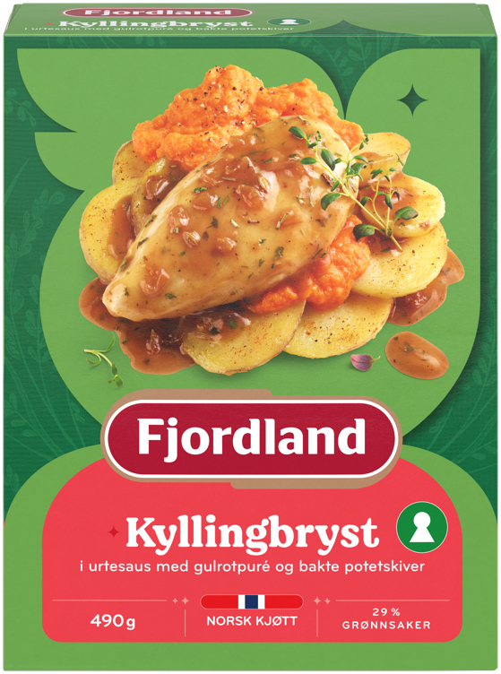 Kyllingbryst med urtesaus   490g