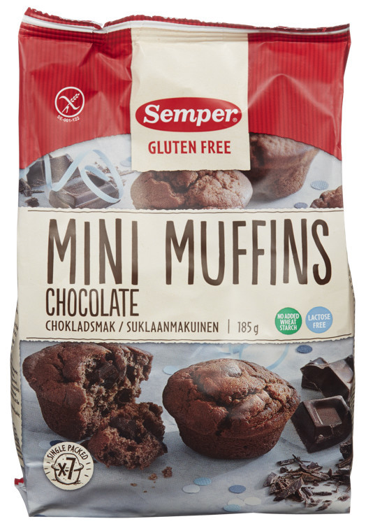 Mini muffins chocolate   185g