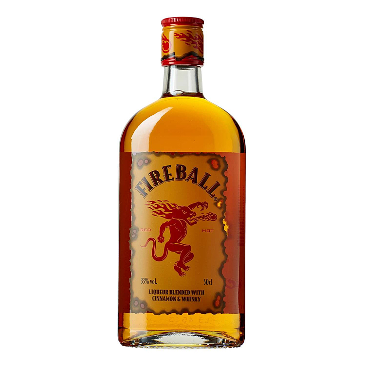 Fireball cinnamon whisky   33%   50cl