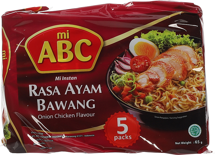 Nudler kylling og løk  5in1   325g