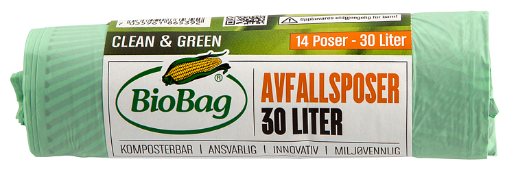 Waste bag 30l  14stk