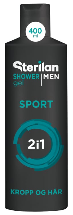 Sterilan men sport dusj 400ml