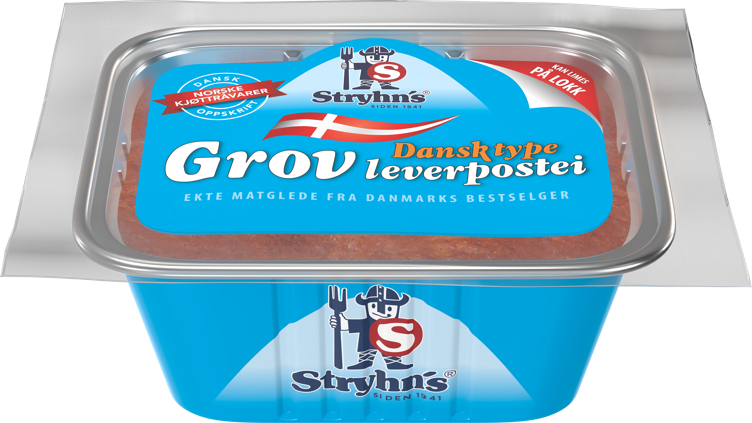Stryhn´s dansk grov postei 190g
