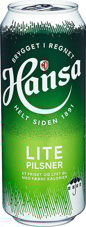Hansa pilsner lite glutenfri bx 4,3% 24x50cl