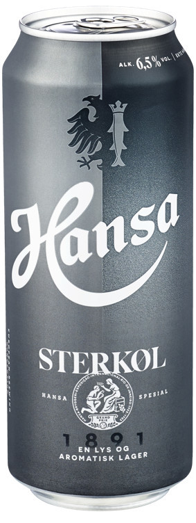 Hansa sterkøl bx   6,5%   24x50cl