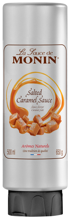 Monin salted caramel sauce 50cl