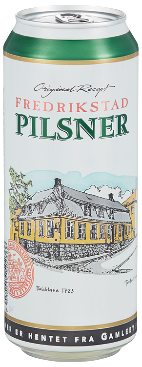 Fredrikstad pilsner bx   4,7%   24x50cl