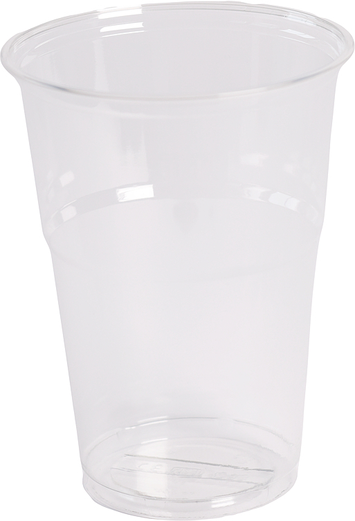 Plastglass pet ø95mm  400ml   50stk