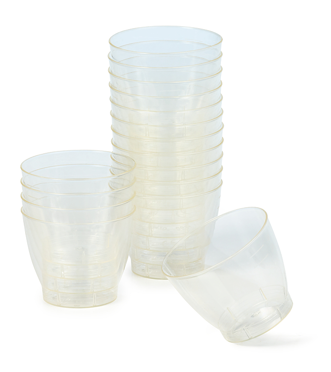 Plastglass crystallo pla 5cl  40stk