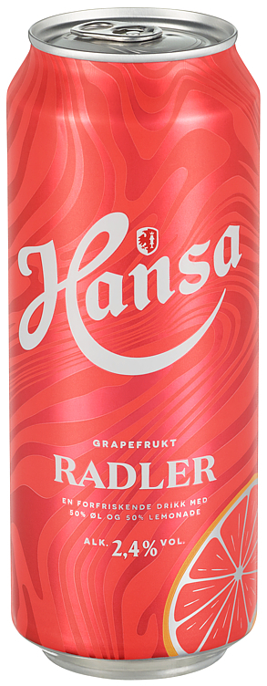 Hansa radler grapefrukt bx   2,4%   24x50cl