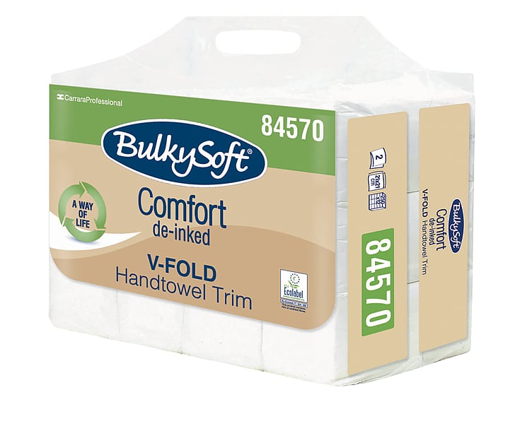 Singelfold easybag v-falset comfort 2lag   12x250stk