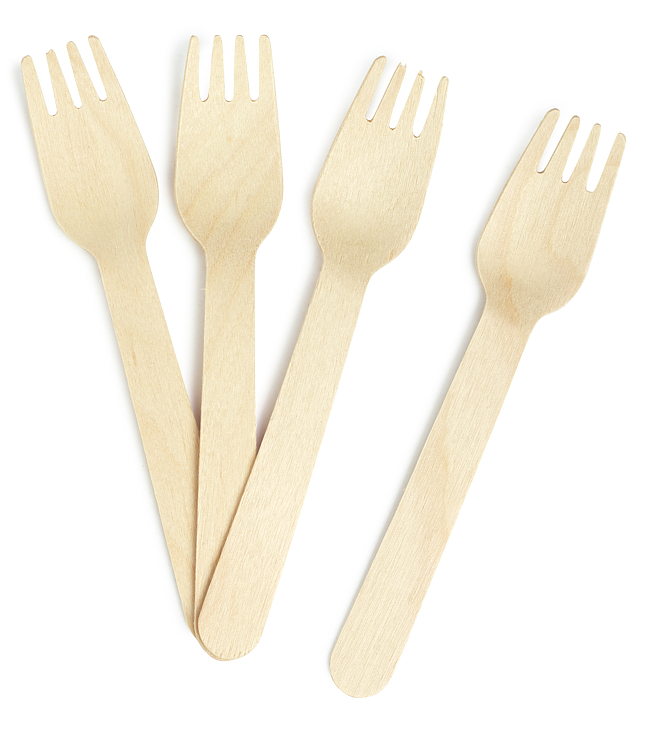 Gaffel petit vokset tre 16cm 100stk