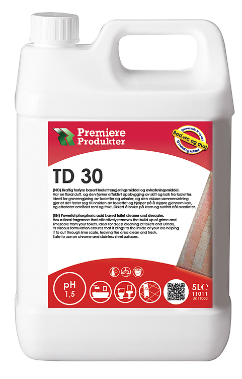 Td 30 sanitærrengjøring   5l