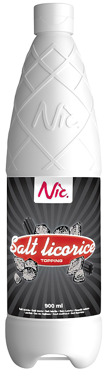 Nic salt licorice topping 0,9l bottle