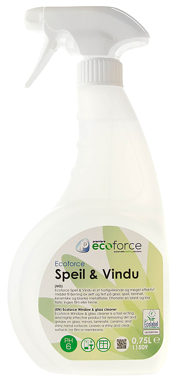 Ecoforce speil&vindu rtu 0,75l