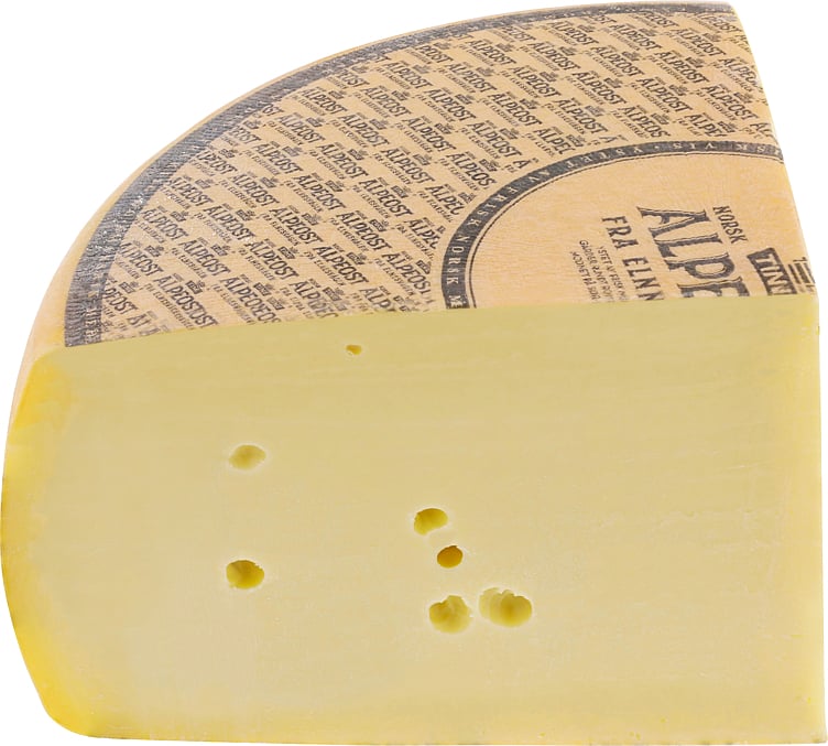 Norsk alpeost   2xca2,5kg   kg