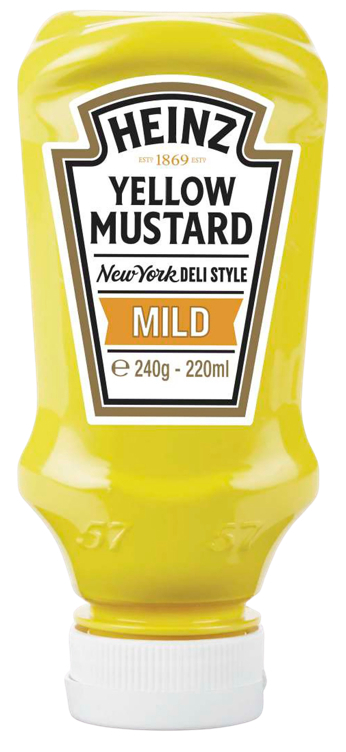 Heinz yellow mustard mild 220ml